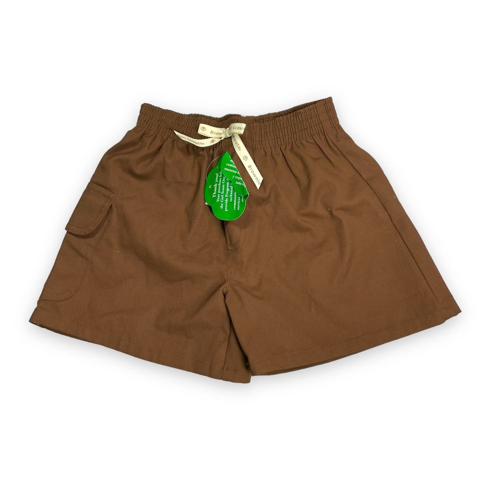 Vintage 90s NEW NWT Girl Scouts Brownie Shorts Size XS 4 5 Culottes